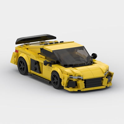 Supercar R8 Racer Brick Car Spielzeug