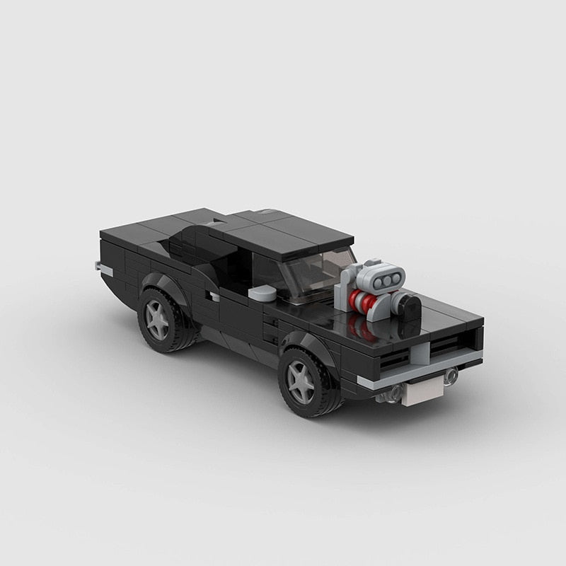 MOC Schwarze Lego-Modellautos
