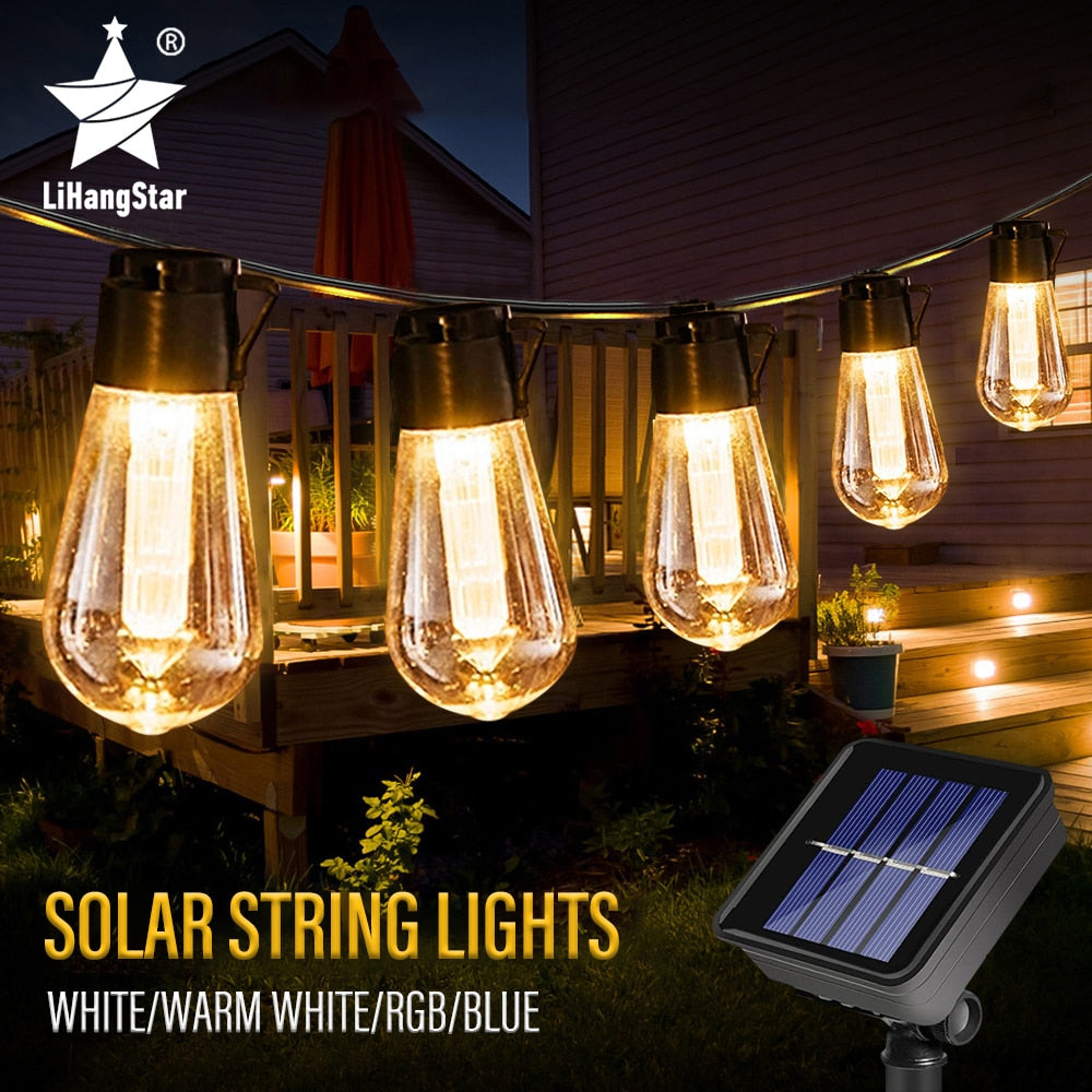 LED Solar String Lights