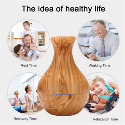 Wooden Vase Shape Humidifier