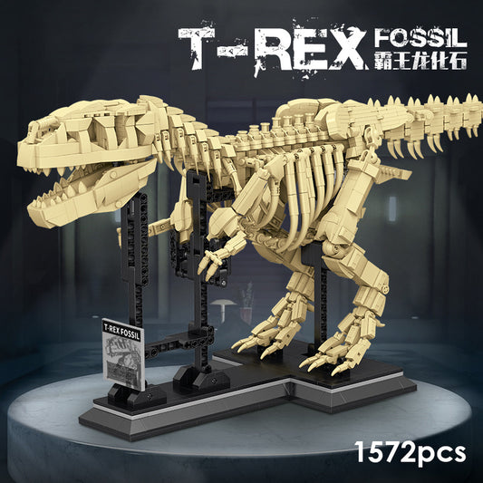 Fossile Bausteine ​​für T-Rex-Dinosaurier