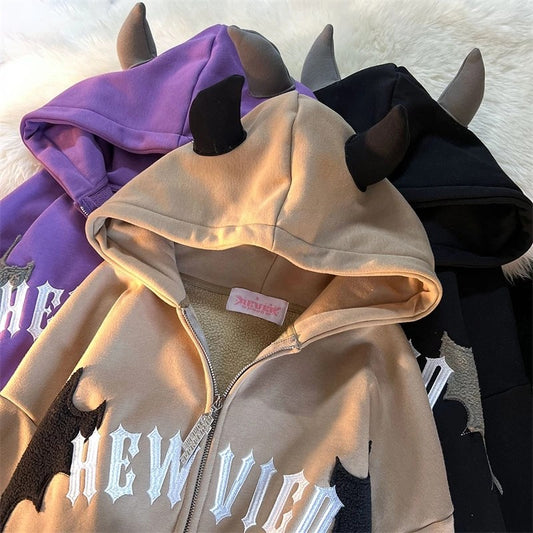 Hewvico Bat Hoodie