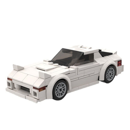 Zusammengebauter Roadster, kompatibel mit Lego-Modellauto