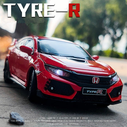 Honda Civic Type R FK8 Legierungsmodellauto 1:32