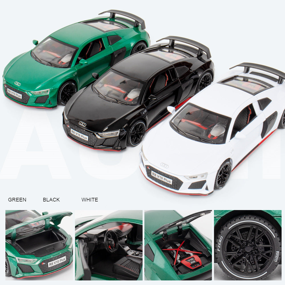 AUDI R8 Coupe V10 Plus Alu-Modellauto 1:24