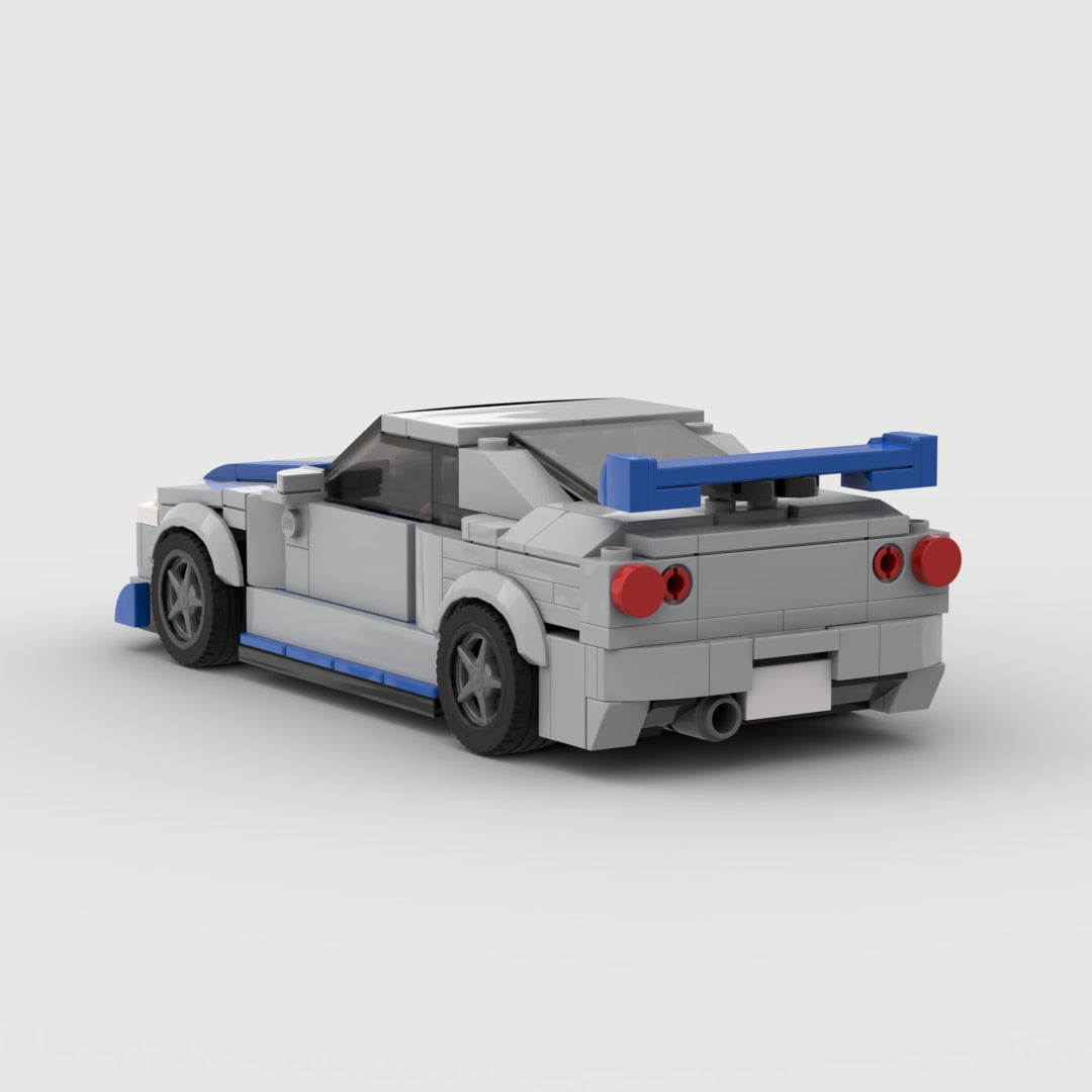 Racing Brick Spielzeugauto Nissan GTR R34